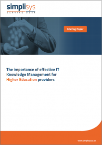 Knowledge management for HE screen grab